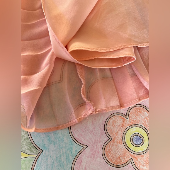 BCBGeneration Chiffon Peach Dress - Picture 4 of 6